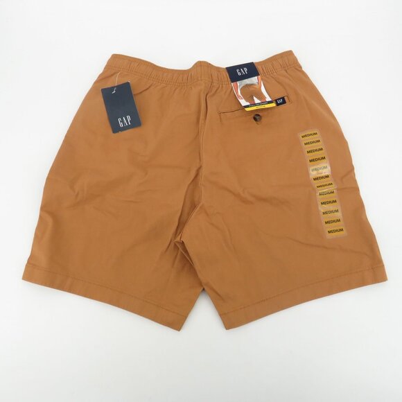 Gap Men's Brown Sugar Pull-On Shorts Medium NWT $39.95 - Picture 1 of 5